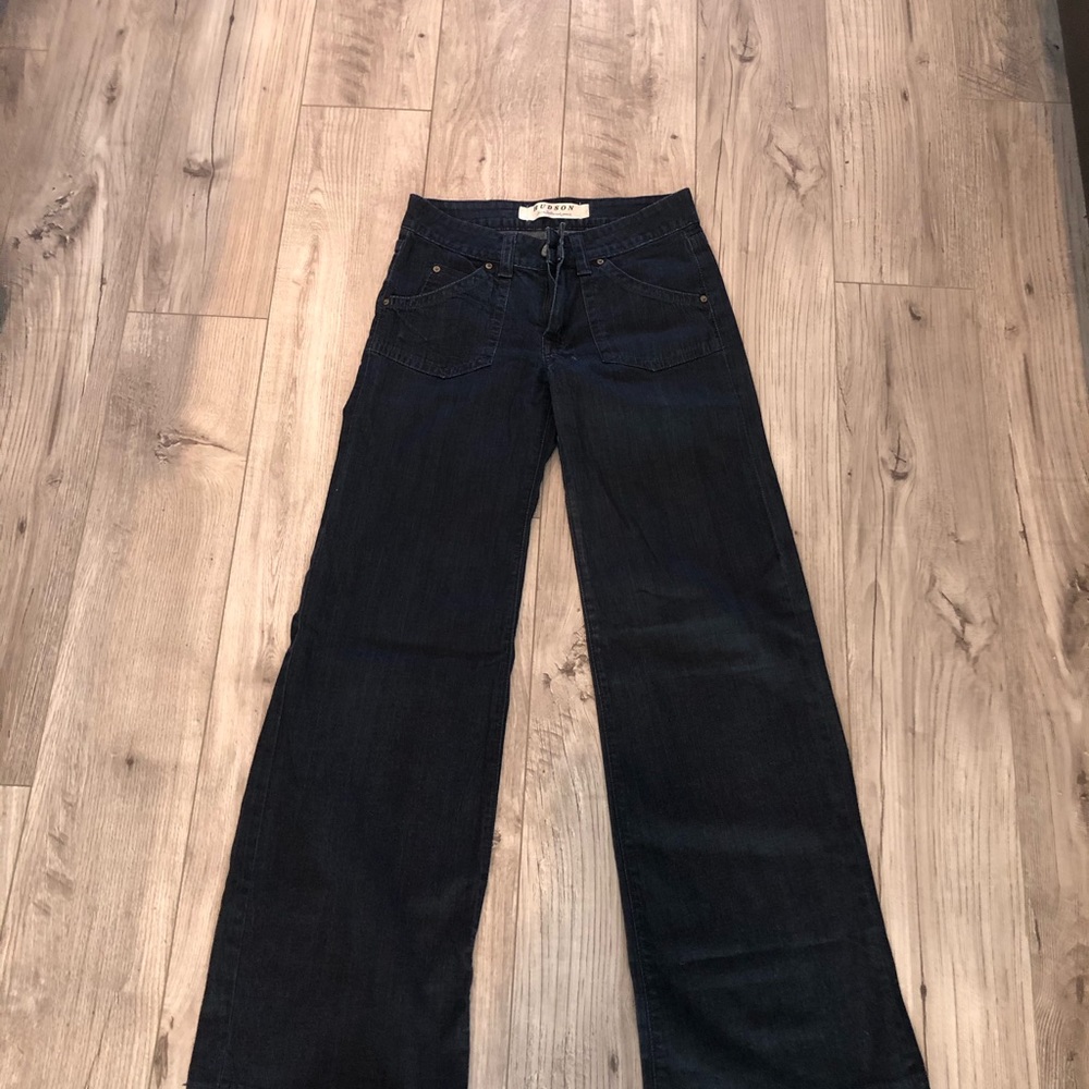 Hudson wide leg jeans